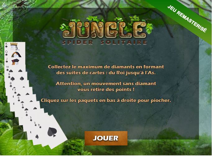 Jouer au jeu de cartes Jungle Spider Solitaire