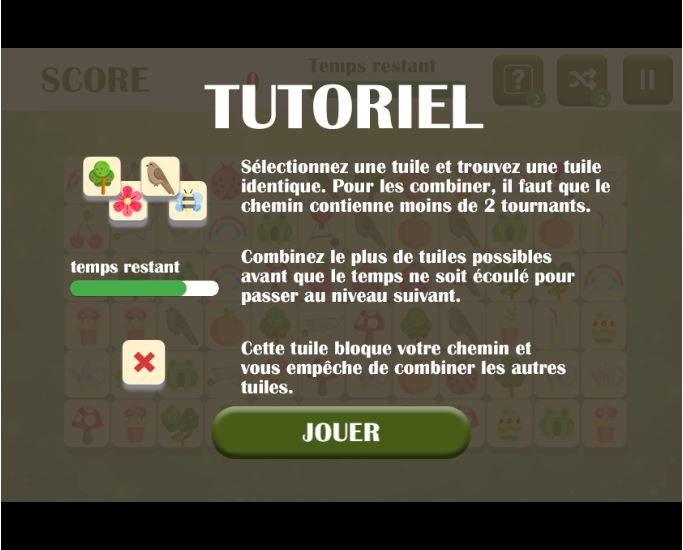 Comment jouer au Spring Mahjong