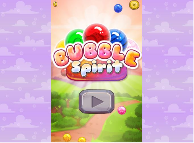 Jeu mobile HTML5 Bubble Spirit