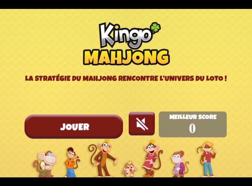 Accueil du jeu en ligne gratuit KingoMahjong